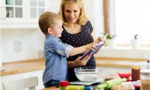 cooking with kids